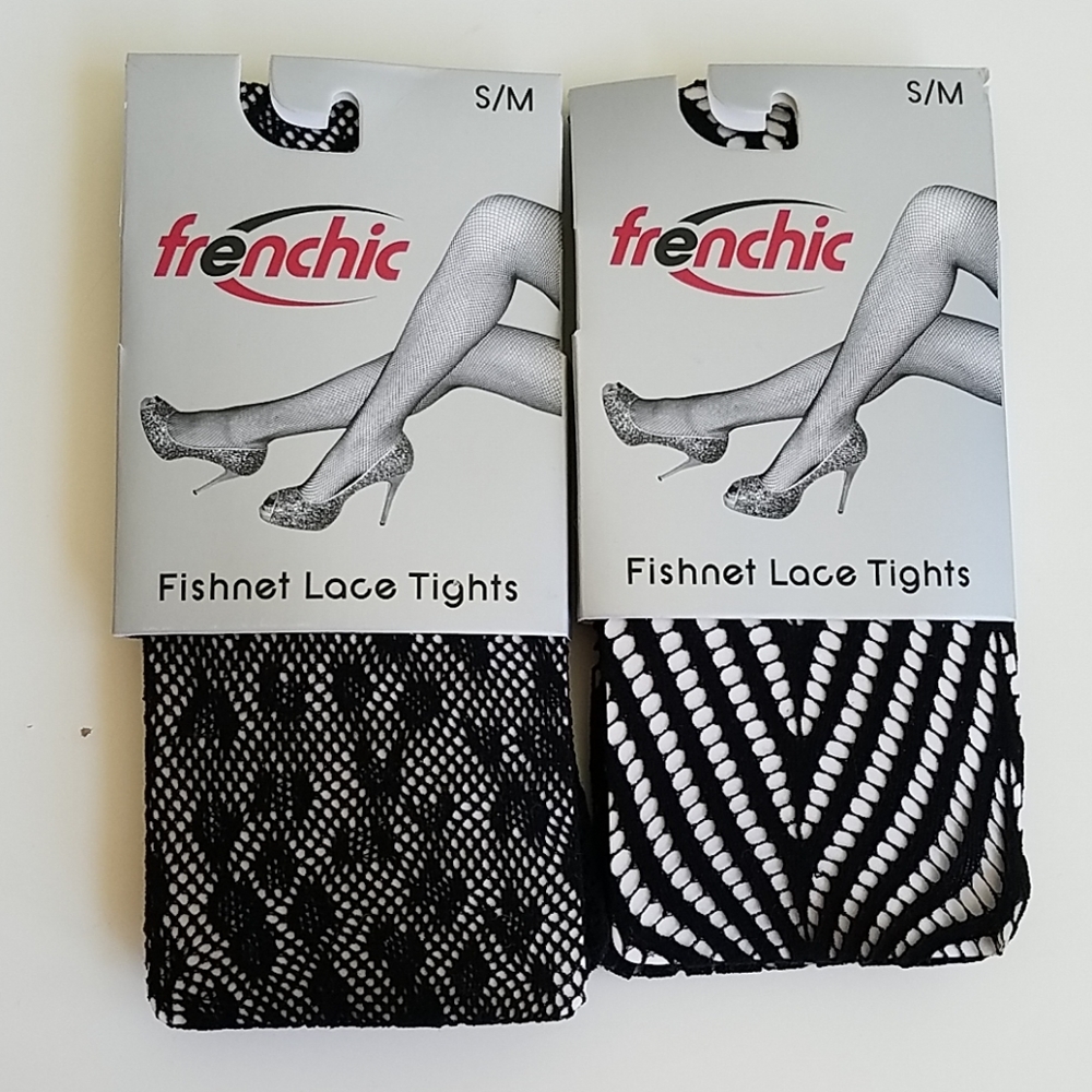 Fishnet Lace Tights S/M
